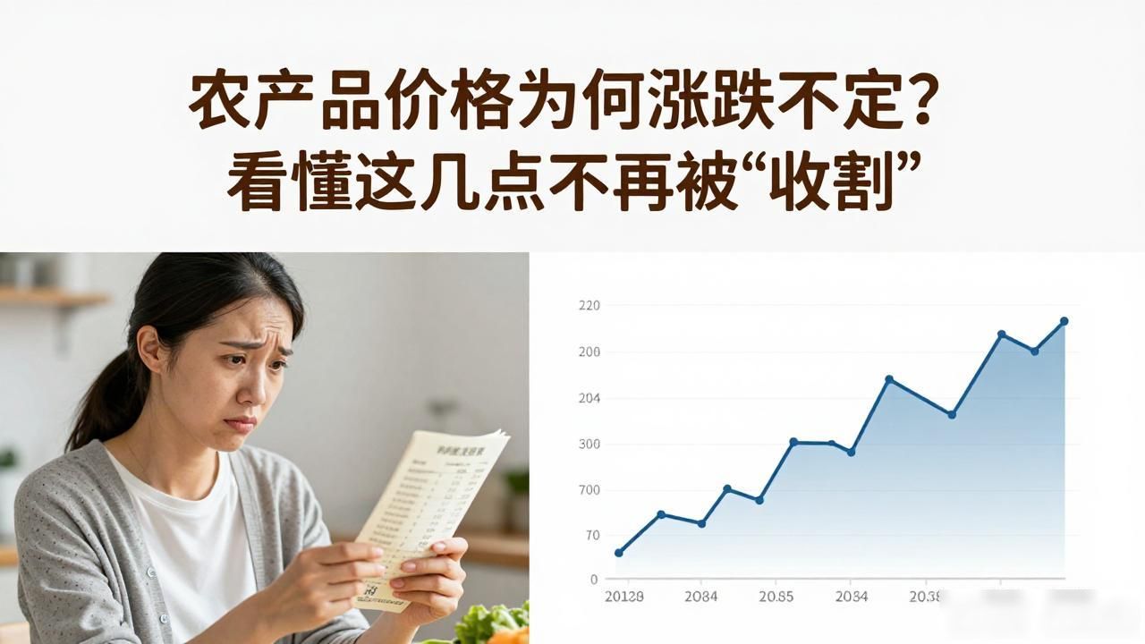 农产品价格为何涨跌不定？看懂这几点不再被"收割"