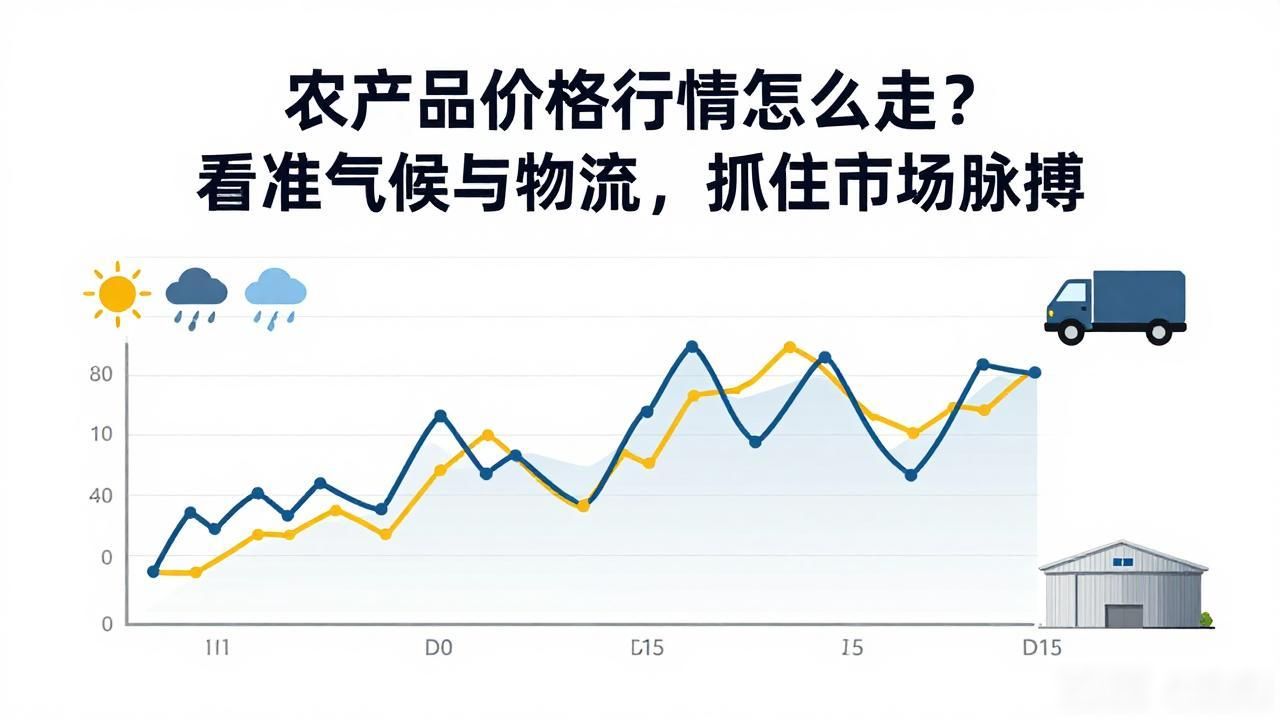 农产品价格行情怎么走？看准气候与物流，抓住市场脉搏