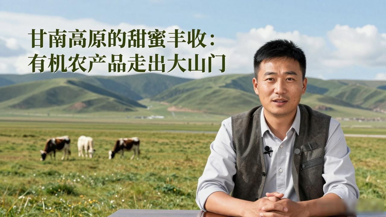 甘南高原的甜蜜丰收：有机农产品走出大山门