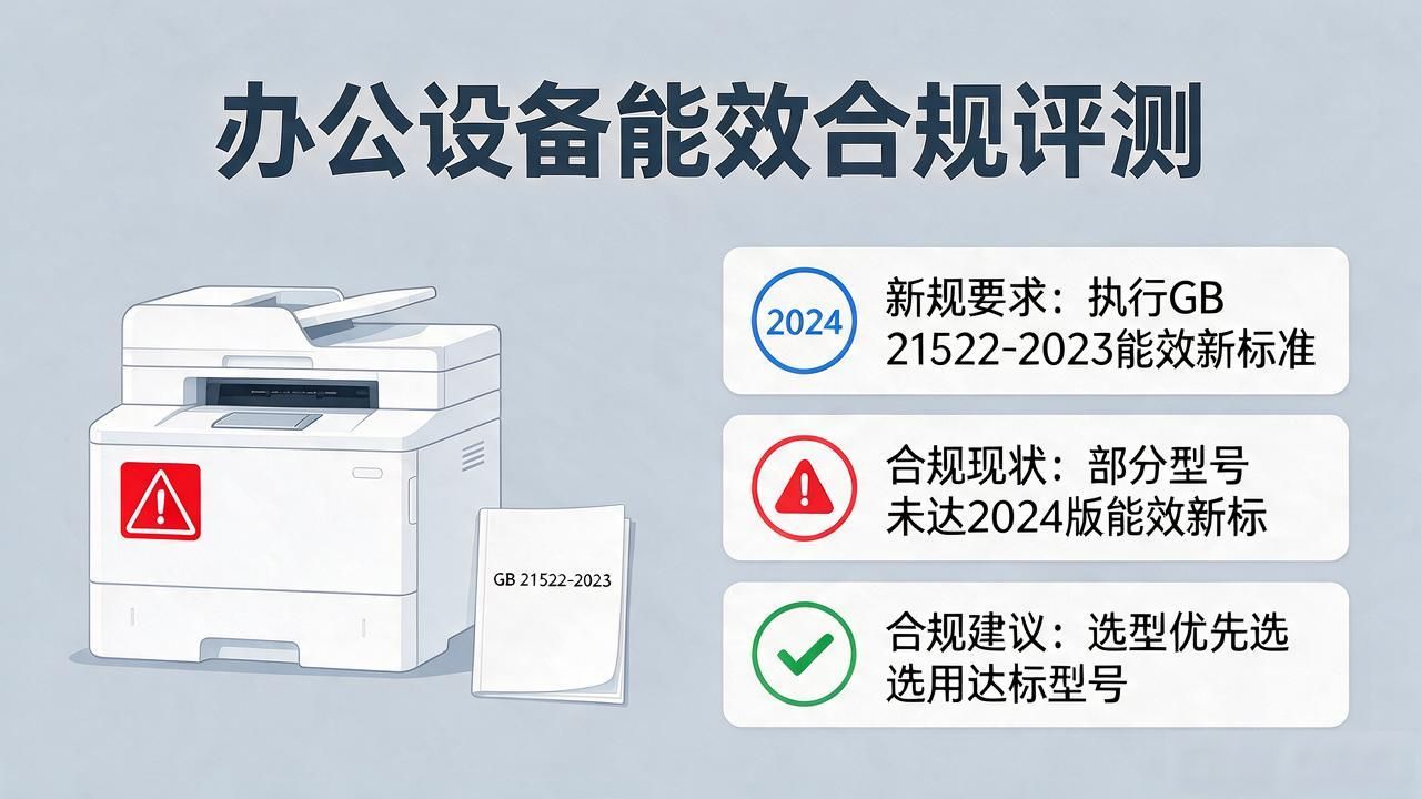 办公设备合规性评测：法规标准下的选型指南